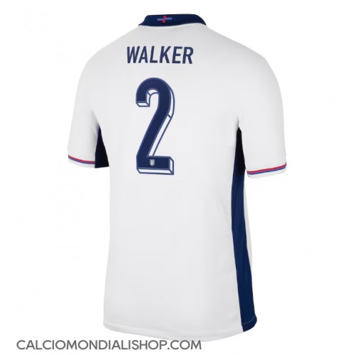 Maglie da calcio Inghilterra Kyle Walker #2 Prima Maglia Europei 2024 Manica Corta